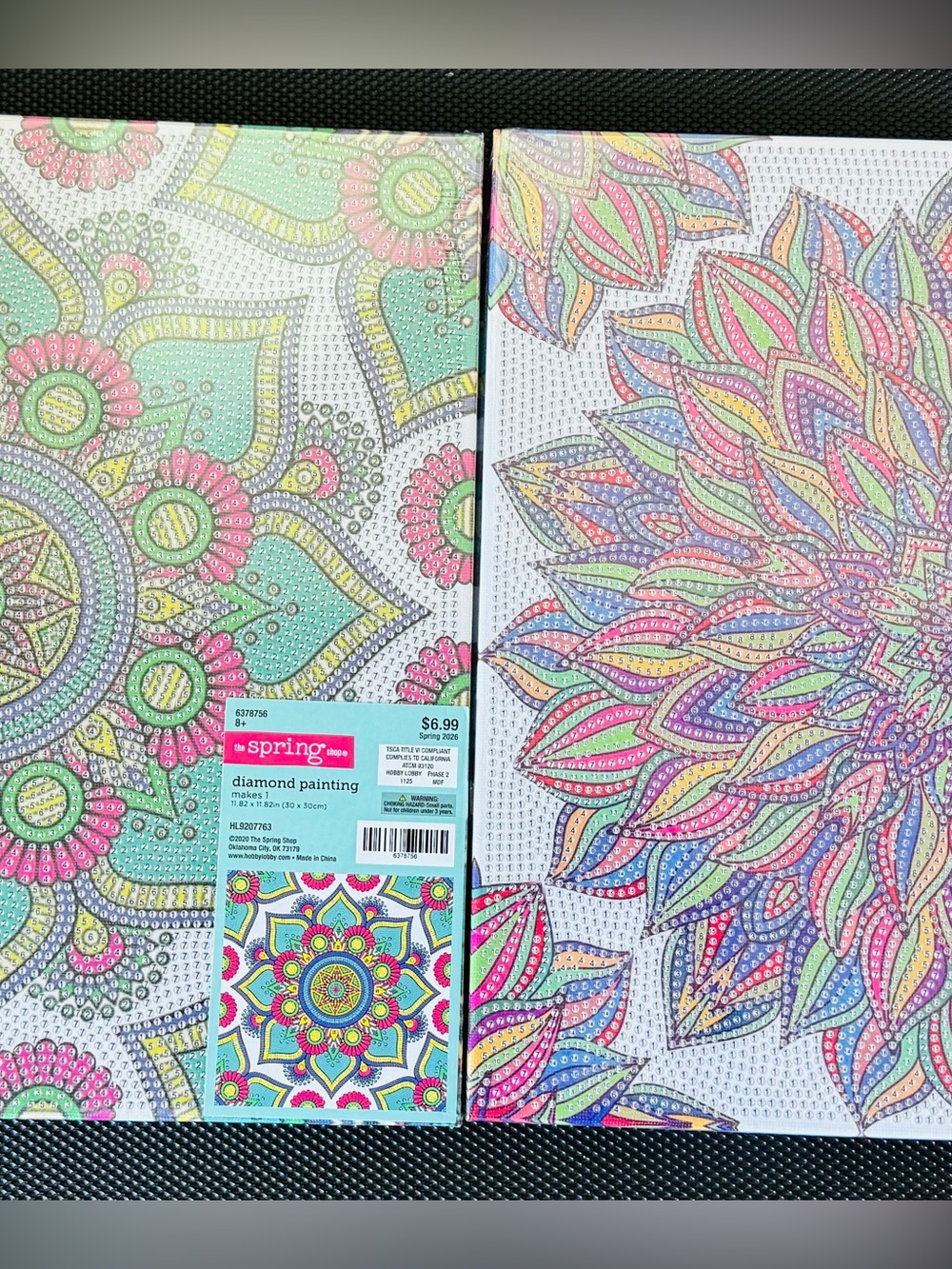 Hobby Lobby Vibrant colors Mandala and Kaleidoscope Diamond Art kits
Brand new